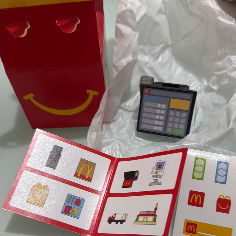 Free with purchase lil McDonald’s happy meal toy - cash register